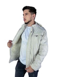 Jaqueta Masculina Capuz Removível Forro de Pelúcia Inverno