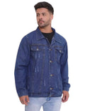 Jaqueta Jeans Masculina com Bolsos