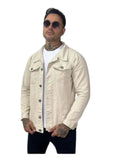 Jaqueta Jeans Masculina com Bolsos