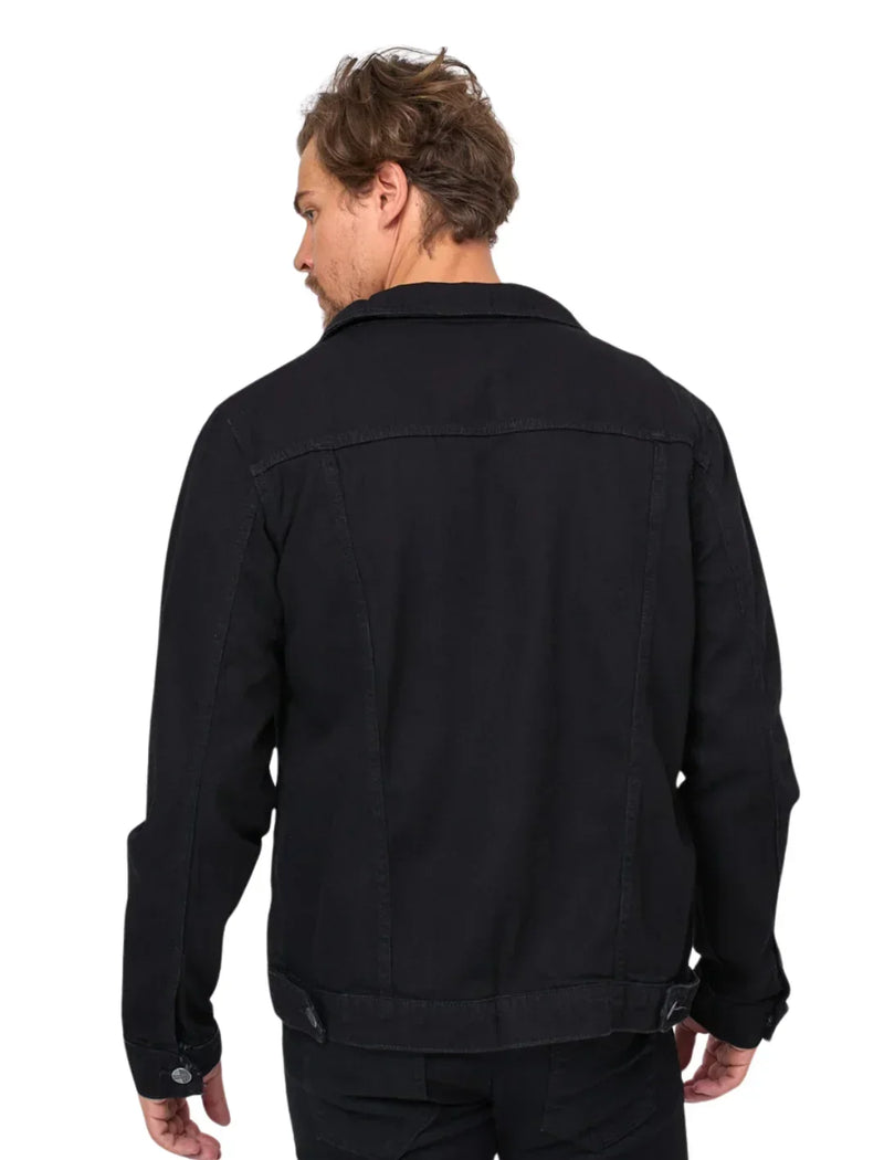 Jaqueta masculino jeans de manga longa