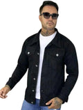 Jaqueta Jeans Masculina com Bolsos