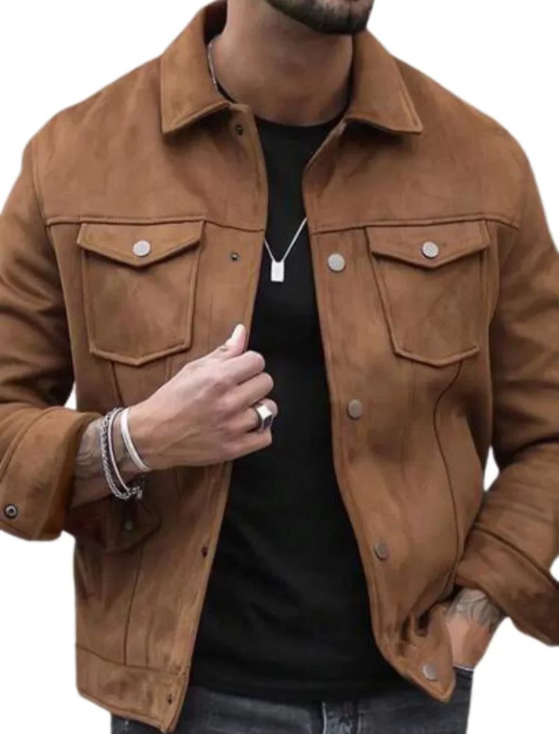 Jaqueta Masculina com Lapela