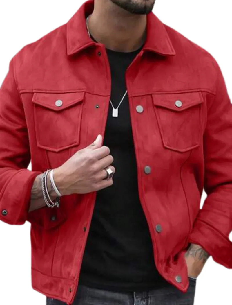 Jaqueta Masculina com Lapela